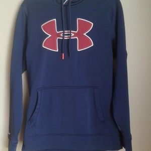 Under Armour blue size small pullover hoodie